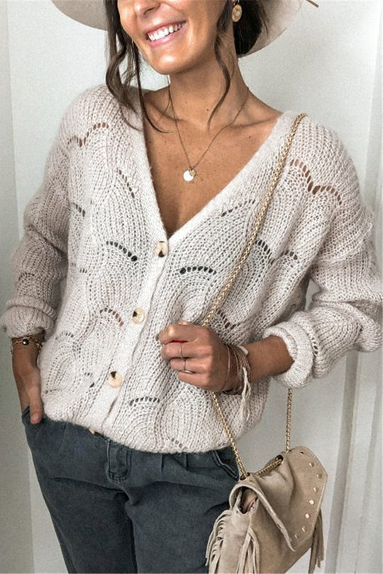 Classic Vintage Cardigan with a Flattering Fit