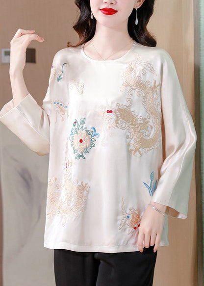 A Vintage Style Blouse with Delicate Timeless Details