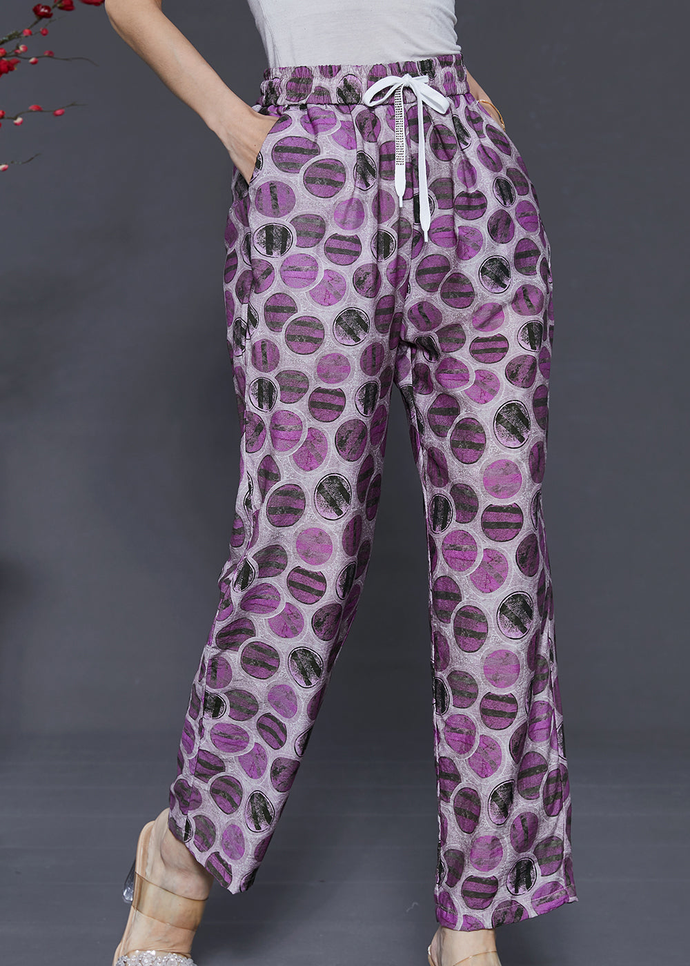 A Vintage Style Pants with Delicate Timeless Details