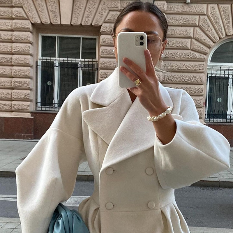 A Vintage Style Coat with Delicate Timeless Details