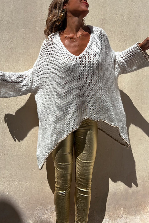 Vintage Inspired Sweater with a Contemporary Edge